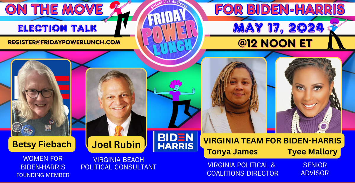 This week's Friday Power Lunch at noon